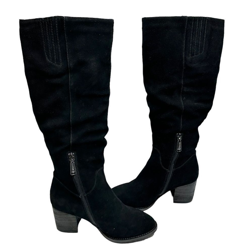 Blondo Nada Waterproof knee High‎ Black Leather Boots Size 6.5